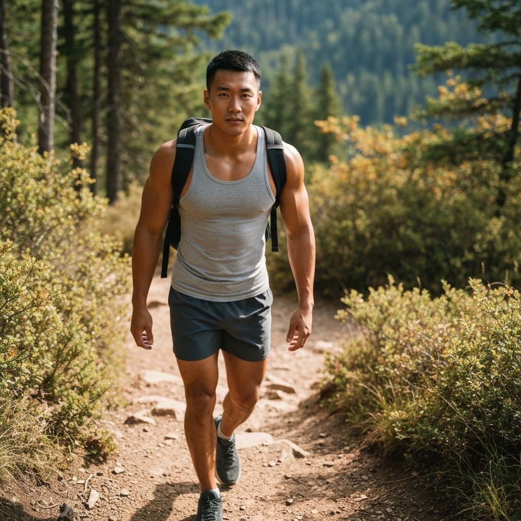 Active men's lifestyle