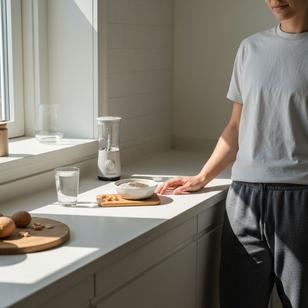 Morning supplement habits